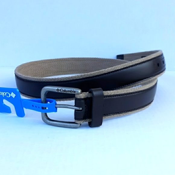 NWT COLUMBIA MEN'S LEATHER BELT - Picture 8 of 9